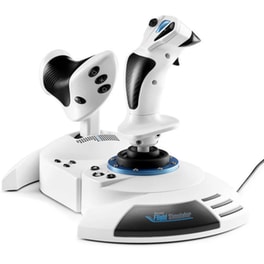 Τιμονιέρα Thrustmaster T.Flight Hotas 5 Microsoft Flight Simulator Special Edition για PS5/PS4/PC - Λευκό