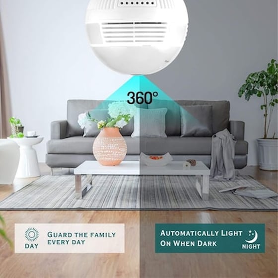 Ασύρματη IP Camera Globostar Ε27 Full HD Dome 360° Σε Σχήμα Λάμπας Με Ντουί Και Βάση image 4