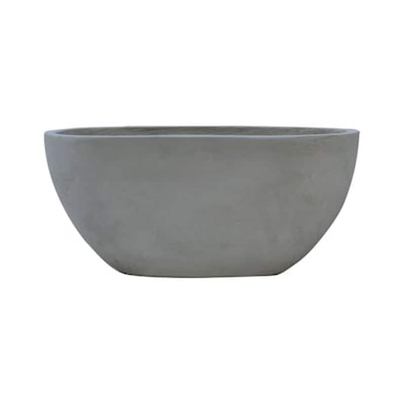 WOODWELL Flower Pot 4 Cement Grey 56x27x26cm