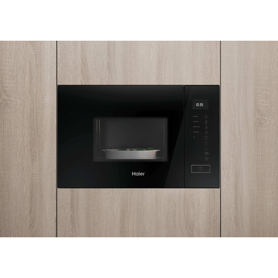 HAIER H38FMWID4ID27N 25 Lt Μαύρο Εντοιχιζόμενος Φούρνος Μικροκυμάτων image 3