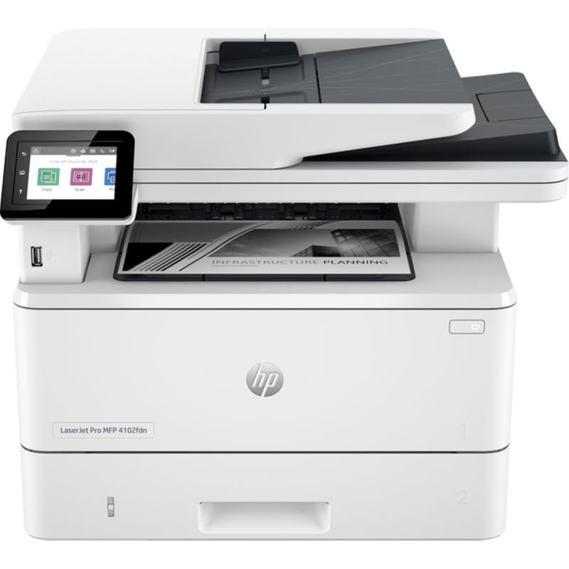 HP LaserJet Pro 4102fdn Ασπρόμαυρο Πολυμηχάνημα Laser A4 με Ethernet