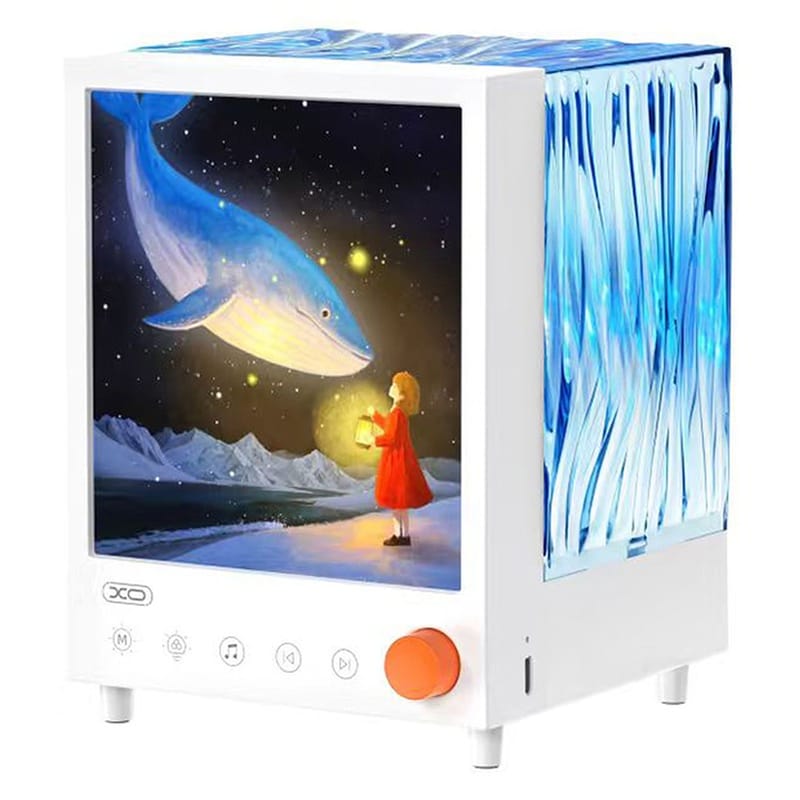 XO Led Παιδικό Φωτιστικό Projector Λευκό 16.53x12.84x12.17εκ