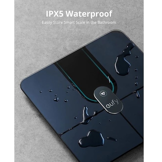 Ψηφιακή Ζυγαριά Σώματος Anker Eufy Smart P2 Pro με Heart Rate Μαύρο image 1