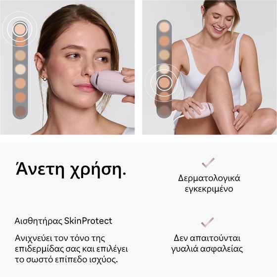 Αποτριχωτική Μηχανή BRAUN PL1111 Mini Series IPL Ροζ image 8