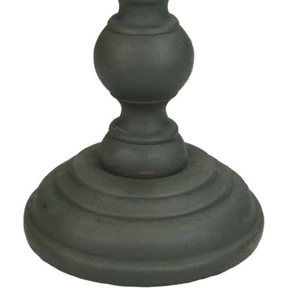 Κηροπήγιο ArteLibre Γκρι Polyresin 10 x 10 x 28 cm image 1