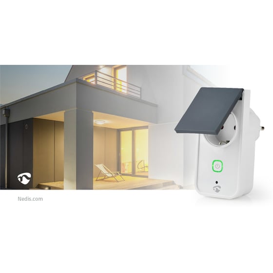 Πρίζα Nedis SmartLife Smart Plug Αδιάβροχη - Λευκό image 1