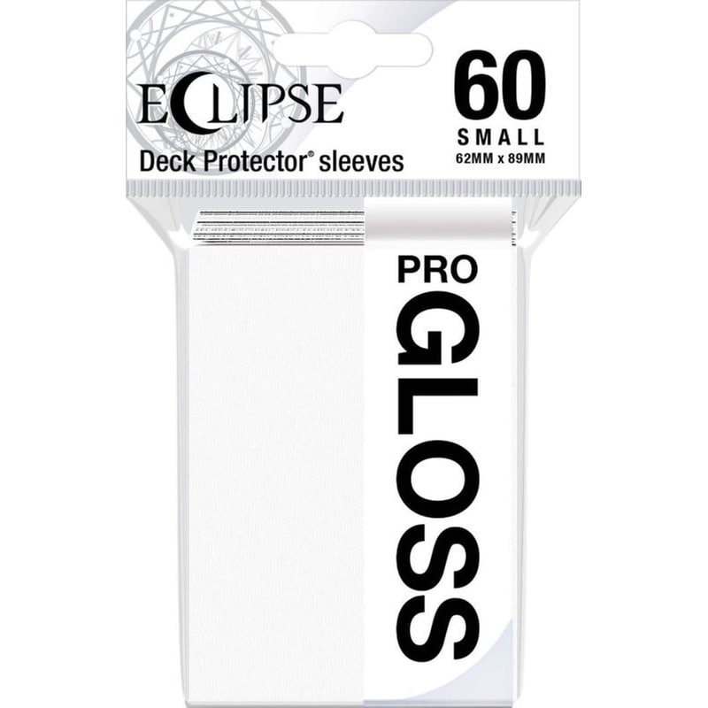 Ultra Pro Small Card Sleeves Gloss Arctic White 60 Τμχ