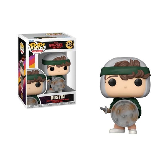 Funko Pop! Television - Stranger Things - Hunter Dustin (with Shield) #1463 image 0
