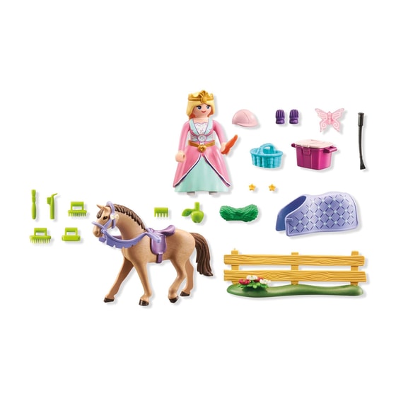 PLAYMOBIL® Starter Pack Πριγκίπισσα με Άλογο Ιππασίας (71801) image 3