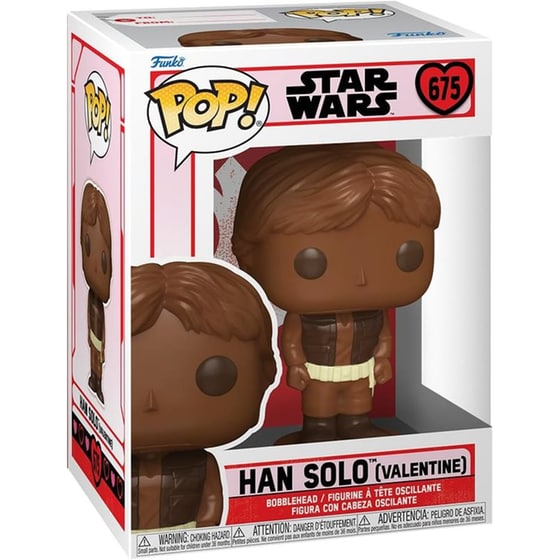 Funko Pop! Star Wars - Valentine's Day - Han Solo (Valentine Chocolate) #675 image 2