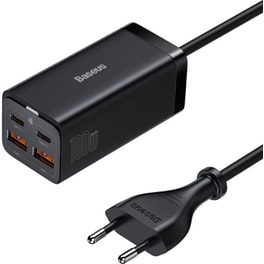 Φορτιστής Πρίζας Baseus GaN3 Pro 2x USB-C/ 2x USB 100W - Μαύρο CCGP000101