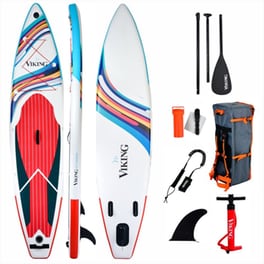 Φουσκωτή Σανίδα SUP Viking 350 x 81 cm - Πολύχρωμο