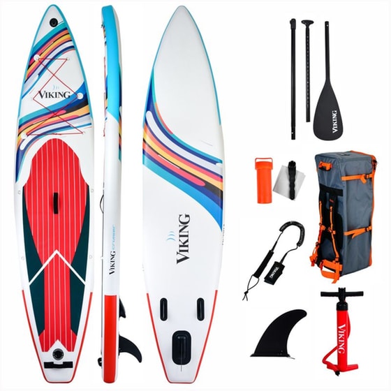 Φουσκωτή Σανίδα SUP Viking 350 x 81 cm - Πολύχρωμο image 0