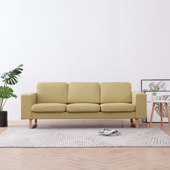Τριθέσιος Καναπές VidaXL 200x82cm - Πράσινο image 1