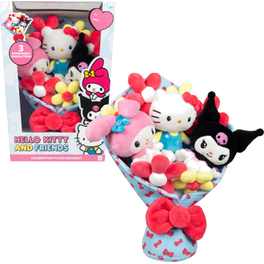 Λούτρινο Giochi Preziosi Hello Kitty - Ανθοδέσμη (30cm)