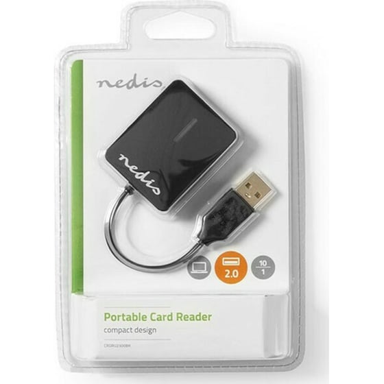 Nedis Card Reader USB 2.0 για SD/microSD/MemoryStick image 1