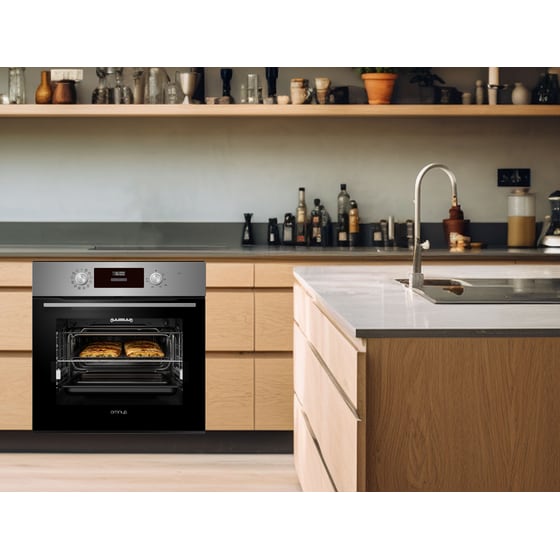 OMNYS OV7011DPIN 70 Lt Inox Εντοιχιζόμενος Φούρνος Άνω Πάγκου image 4
