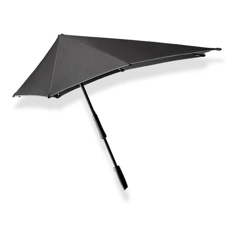 SENZ Black Reflecting Long Umbrella Large – Pure Black