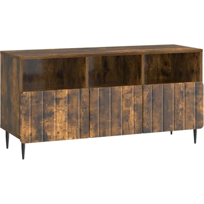 Έπιπλο Τηλεόρασης VidaXL 102x34.5x50 cm - Καπνισμένο Ξύλο Δρυός
