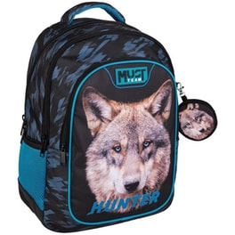 Τσάντα Πλάτης Δημοτικού Must Team Wolf Hunter