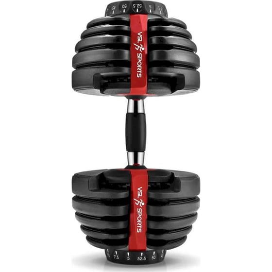 Αλτήρας VSL Sports VSL140067 Ρυθμιζόμενος με Δίσκους 2 - 24kg & Βάση image 2