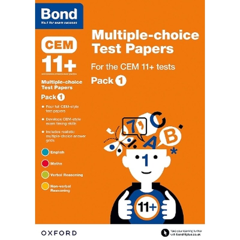 Bond 11+: Multiple-choice Test Papers for the CEM 11+ Tests Pack 1: Ready for the 2024 exam