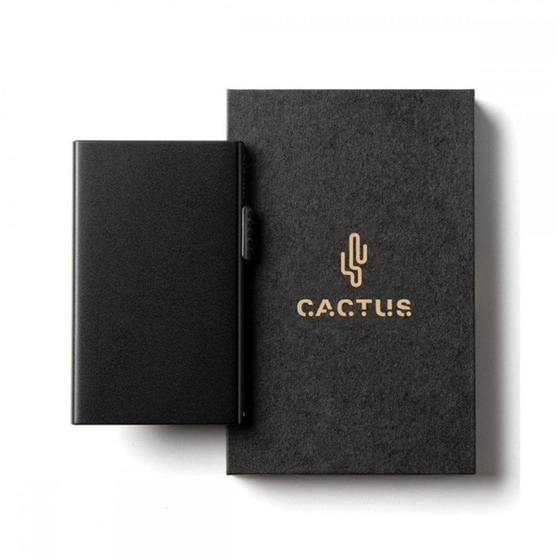 Καρτοθήκη Cactus Μεταλλική RFID Μαύρο image 2
