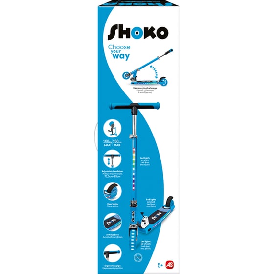 Παιδικό Πατίνι Δίτροχο AS Company Shoko Flex Pro - Μπλε image 8