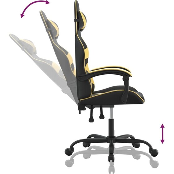 Καρέκλα Gaming VIDAXL 349545 από Τεχνητό Δέρμα image 7