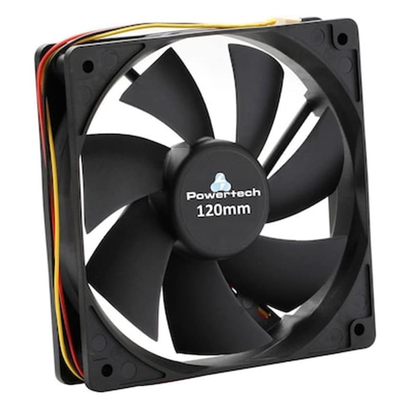 POWERTECH Powertech Ανεμιστήρας Pt-156, 120 X 120 X 25mm, 3pin 4 Βίδες