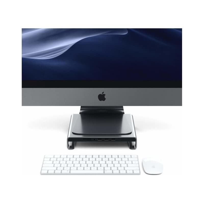 SATECHI Βάση Οθόνης Satechi Aluminum Monitor Stand Hub για iMac - Space Grey