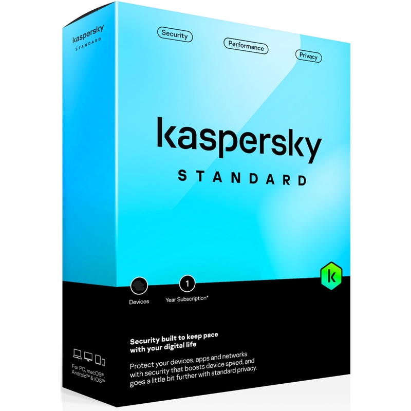Kaspersky Antivirus Standard 3 χρήστες – 1 έτος