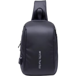 Τσαντάκι Ώμου Crossbody Arctic Hunter XB-00081-BK με Θύρα USB - 5.8lt- Μαύρο