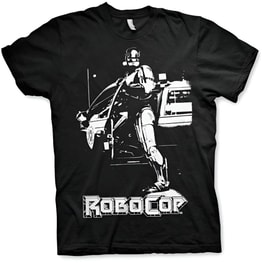 T-shirt Hybris RoboCop Poster Medium - Μαύρο