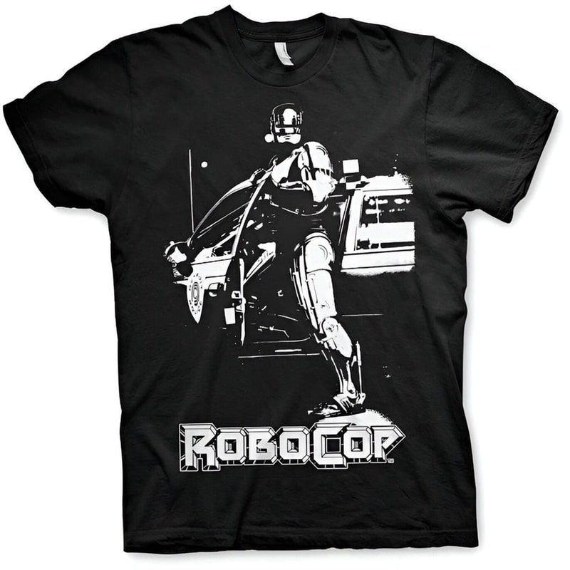 HYBRIS T-shirt Hybris RoboCop Poster Medium - Μαύρο