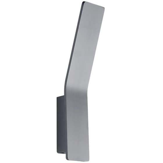 Απλίκα Τοίχου Led Aca Zen Αλουμινένια 7x3.5x34 cm - Γκρι image 0