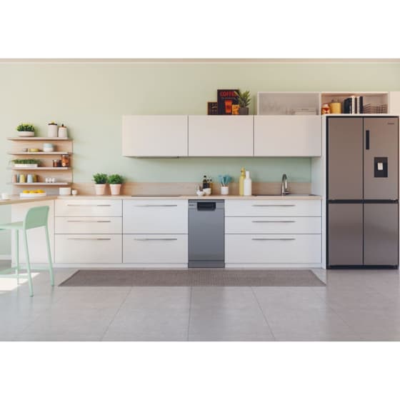 CANDY CDPH 2D1047S για 10 Σερβίτσια Moonlight Ασημί Πλυντήριο Πιάτων image 6