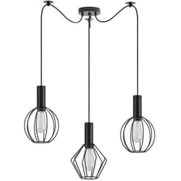 Φωτιστικό Οροφής Τρίφωτο Homelighting Adept Flex 77-8909 Μεταλλικό - Μαύρο
