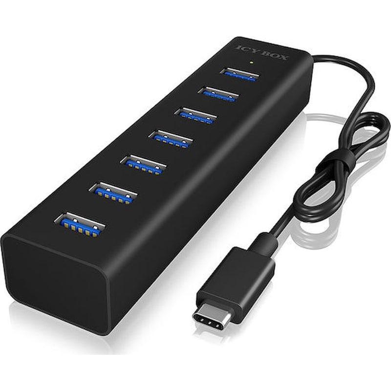 HUB USB ICY BOX 7 PORTS USB C 3.2 GEN1