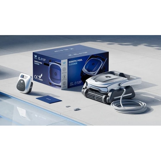 BUBLUE D10P-GR-EU για Πισίνες Γκρι Σκούπα Ρομπότ image 1