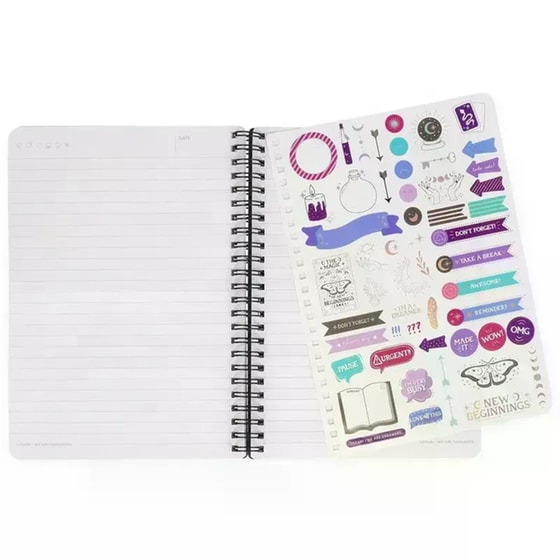 Σημειωματάριο Legami Ριγέ Σπιράλ Large Moth image 4