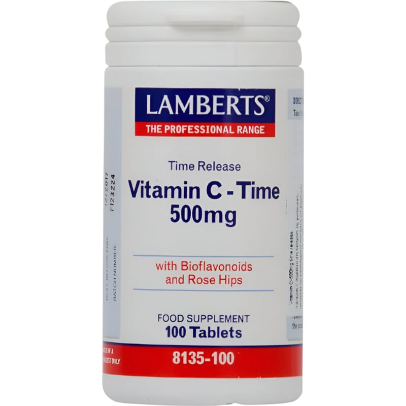 Lamberts Vitamin C Time 500mg - 100 ταμπλέτες