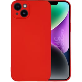 Θήκη Σιλικόνης Apple iPhone 14 - My Colors - Κόκκινο