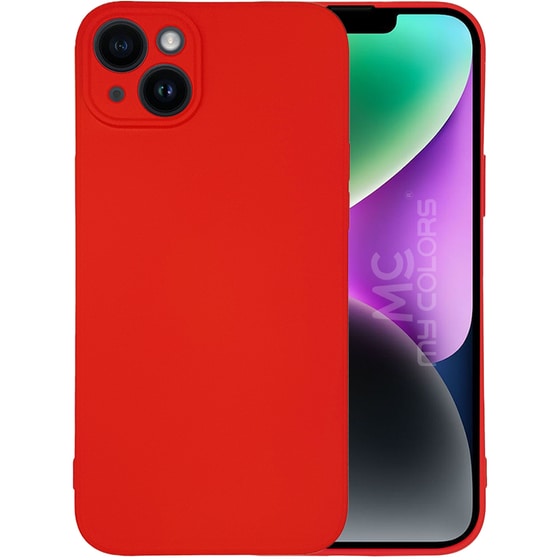 Θήκη Σιλικόνης Apple iPhone 14 - My Colors - Κόκκινο image 0