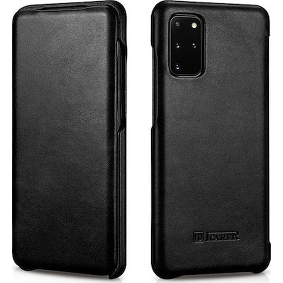 Θήκη Samsung Galaxy S20 - Icarer Curved Edge Vintage Series - Black image 1