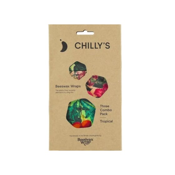 Κερομάντηλο για Αποθήκευση Κολατσιού Beeswax CHILLY'S Tropical 3 Τεμάχια image 0
