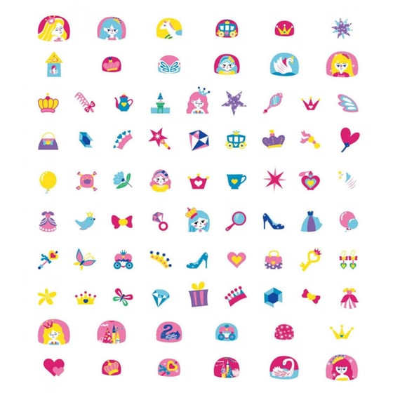 Avenir Nail Sticker 78 Τεμάχια - Princess image 1
