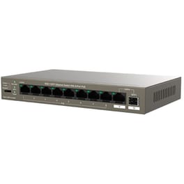 Tenda Network Switch Managed L2 9GE+1SFP Ethernet with 8-Port PoE