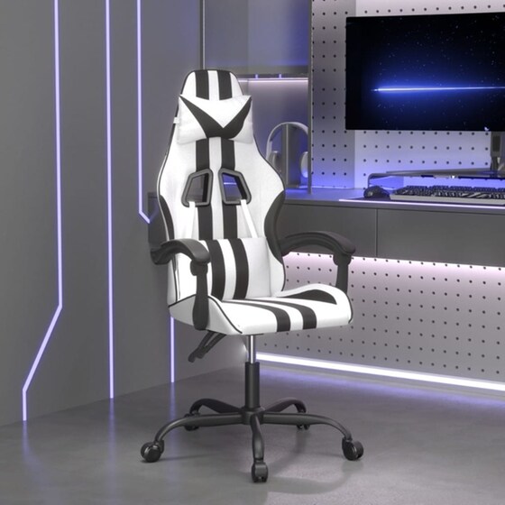 Καρέκλα Gaming VIDAXL 349529 από Τεχνητό Δέρμα - Μαύρο image 10