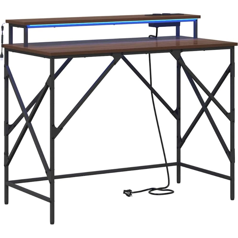Γραφείο VidaXL από Επεξεργασμένο Ξύλο 100x50x86,5 cm - Καφέ Δρυς